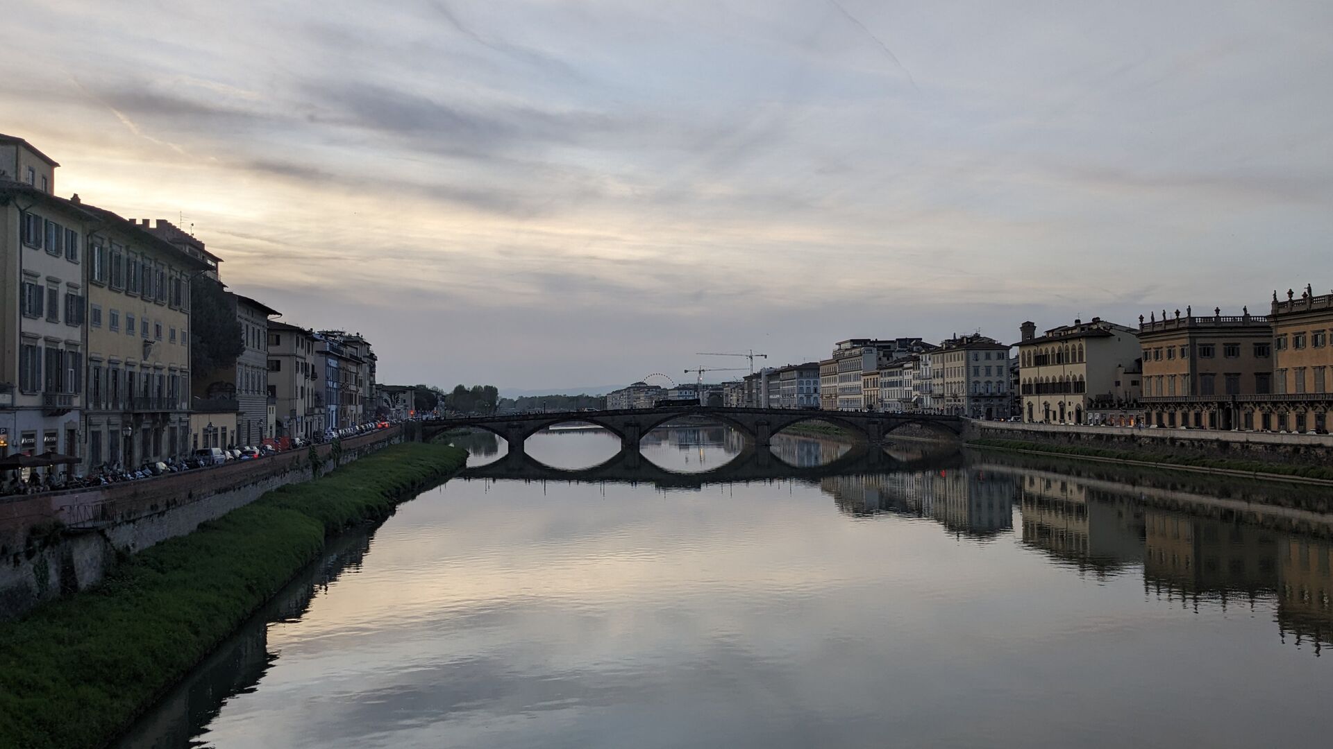 Arno at sunset.