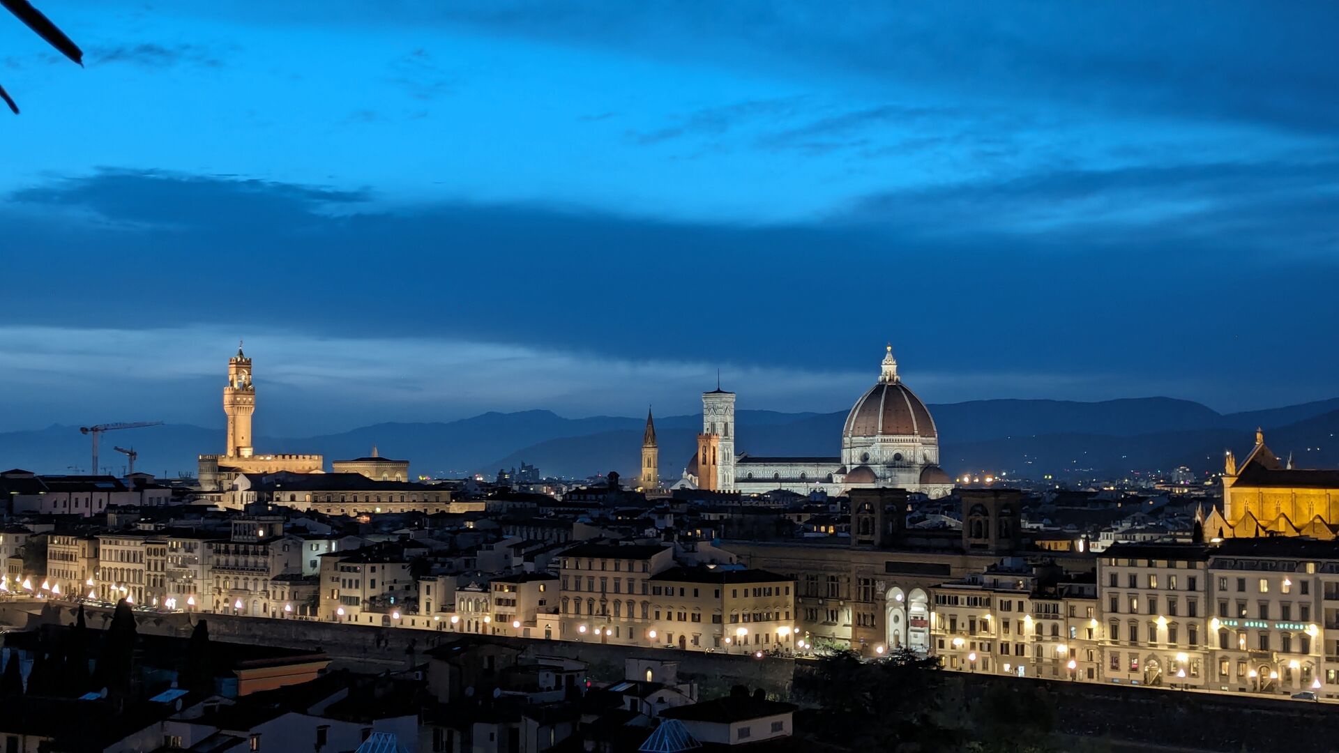 Another skyline, just after sunset.