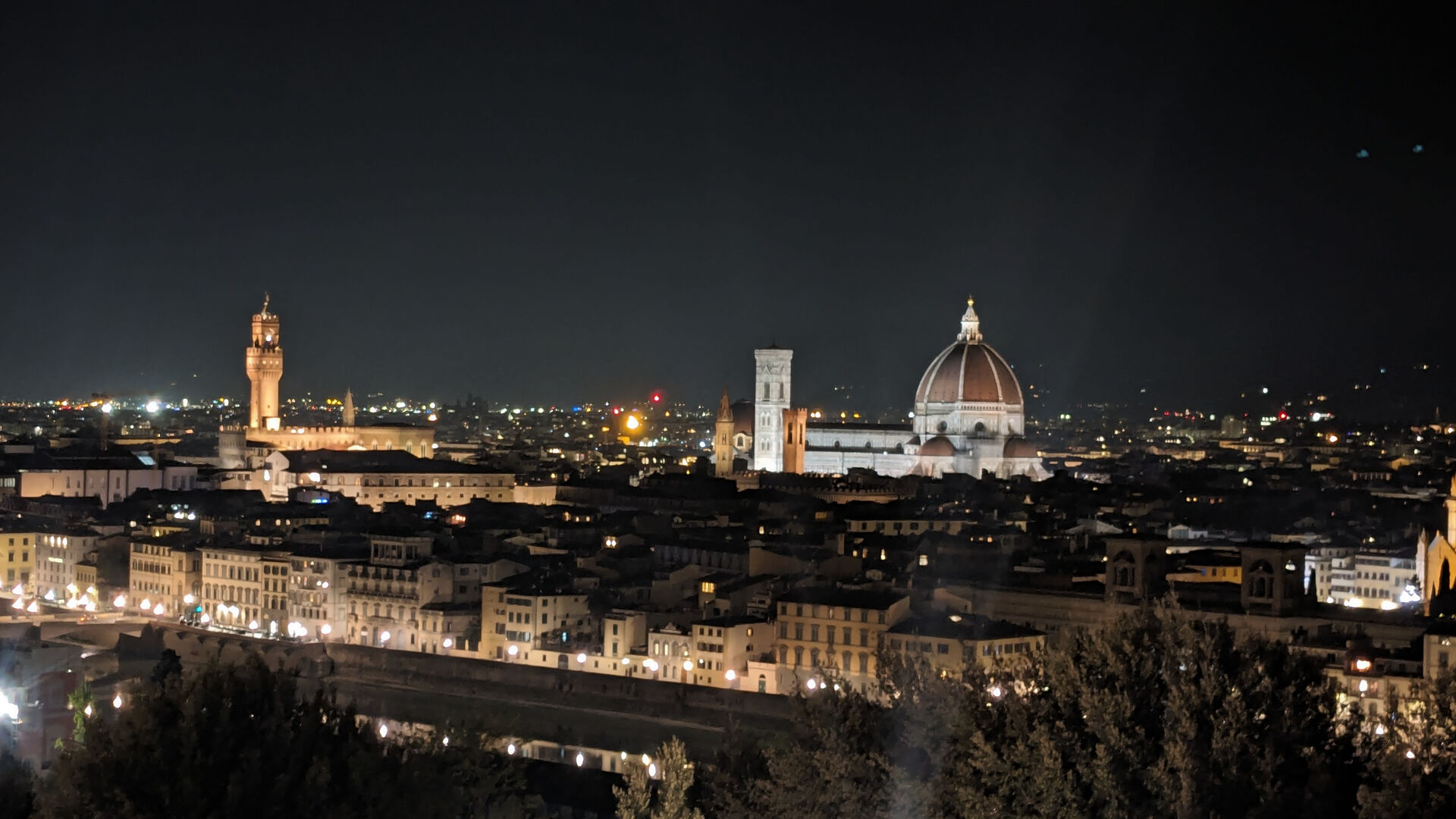 Skyline of the city from Piazzale Michelangelo.